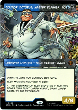 Doctor Octopus, Master Plan (Borderless Foil) 0228 - Marvel's Spider-Man MTG NM - Image 1