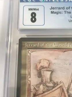 1994 MTG Legends - JERRARD OF THE CLOSED FIST - CGC 8 NM/Mint - Image 2