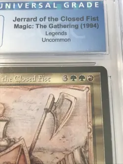 1994 MTG Legends - JERRARD OF THE CLOSED FIST - CGC 8 NM/Mint - Image 3