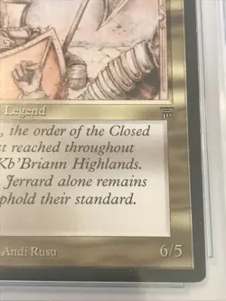 1994 MTG Legends - JERRARD OF THE CLOSED FIST - CGC 8 NM/Mint - Image 4