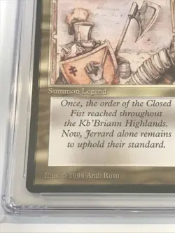 1994 MTG Legends - JERRARD OF THE CLOSED FIST - CGC 8 NM/Mint - Image 5