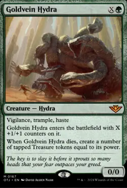 MTG: Goldvein Hydra | Outlaws of Thunder Junction 341 NM - Image 1