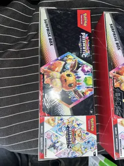 Pokemon Scarlet Violet Prismatic Evolutions Surprise Box Booster Bundle 2 PACK - Image 2