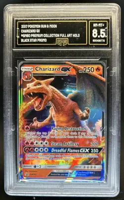 2016-19 Pokemon SM Black Star Promos Charizard #SM195 GMA 8.5 - Image 1