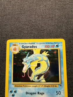 Pokemon TCG Gyarados Base Set 6/102 Holo Rare Ungraded LP+ - Image 2
