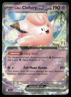 Lillie's Clefairy ex 056/159 Double Rare Journey Together Pokemon Near Mint - Image 1