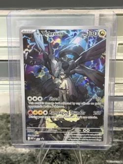 Pokemon N's Zekrom & Houndstone Holo Basic Stage 1 Lot of 2 Cards English - Image 2