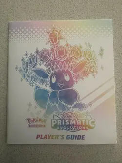 Pokemon Tcg Prismatic Evolutions Players Guide Official Checklist Book - Image 1