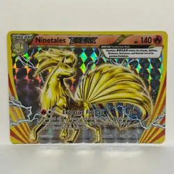 2016 Pokemon Ninetales BREAK 16/108 XY Evolutions Holo - Image 1