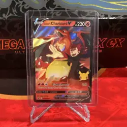Pokemon TCG Lance's Charizard V SWSH133 Promo Holo 220 HP - Image 1