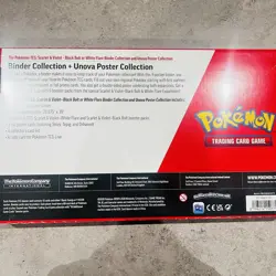(1) Pokemon Black Bolt and White Flare Binder + Poster Collection Sam's Club - Image 4