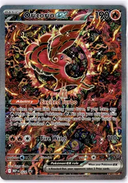 Oricorio ex 024 Phantasmal Flames Black Star Promo Full Art Pokemon TCG NM - Image 1