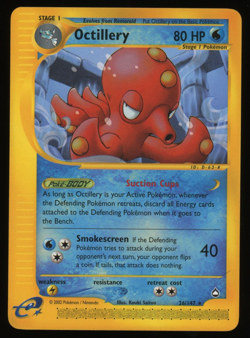 Pokemon 2002 Aquapolis - Octillery - Non-Holo Rare - NM - 26/147 - Image 1