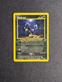 MURKROW NEO GENESIS 1ST EDITION 2000 POKEMON TCG 24/111 - Image 1