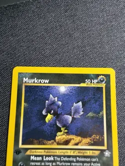 MURKROW NEO GENESIS 1ST EDITION 2000 POKEMON TCG 24/111 - Image 3