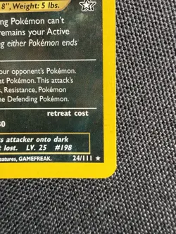 MURKROW NEO GENESIS 1ST EDITION 2000 POKEMON TCG 24/111 - Image 5