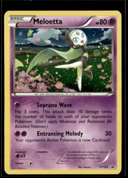 2017 XY, Promos - XY Promos Meloetta Basic/Promo #XY193 - Image 1