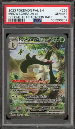 Pokemon Meowscarada ex Paldea Evolved Special Illustration Rare #256 PSA 10 - Image 1
