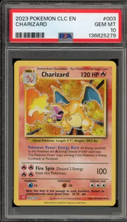 Pokemon Charizard Classic Charizard & Ho-Oh ex Deck Holo #003 PSA 10 Gem Mint - Image 1