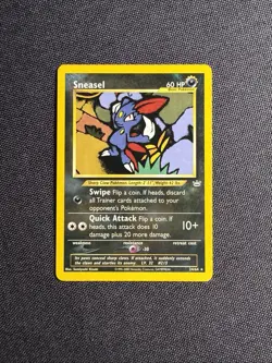 Sneasel 24/64 Pokemon Neo Revelation Regular Non Holo - Image 1