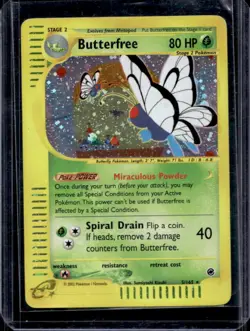 2002 Pokemon Expedition Butterfree Holo #5/165 - Image 1