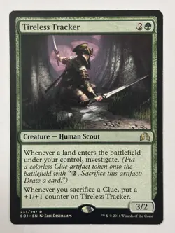 MTG Tireless Tracker - Shadows over Innistrad - Rare - Magic the Gathering - Image 1