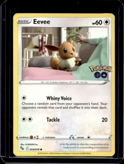 2022 Pokemon SWSH Pokemon GO Eevee #054/078 - Image 1