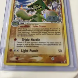 Pokemon TCG Cacturne 15/100 EX Crystal Guardians Reverse Holo Stamped NM - Image 3