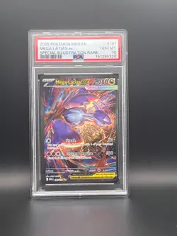 2025 POKEMON MEG EN MEGA LATIAS EX SIR #181 PSA 10 - Image 4
