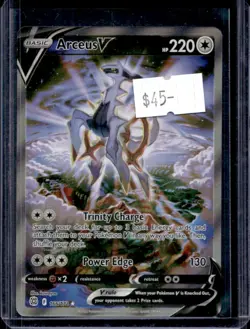 2022 Pokemon SWSH Brilliant Stars Arceus V #166/172 - Image 1