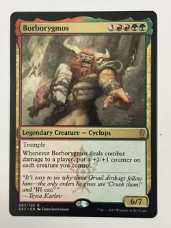 MTG Borborygmos - Ravnica Allegiance: Guild Kits - Rare - Magic the Gathering - Image 1