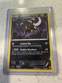 Umbreon 61/108 Dark Explorers Reverse Holo -(LP) - Pokemon TCG - Image 2