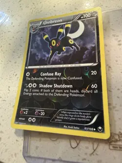 Umbreon 61/108 Dark Explorers Reverse Holo -(LP) - Pokemon TCG - Image 3