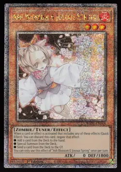 Ash Blossom & Joyous Spring (Quarter Century Secret Rare) RA01-EN008 Yugioh - Image 1