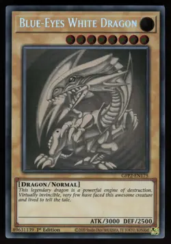 Blue-Eyes White Dragon (Ghost Rare) GFP2-EN175 1st Edition Ghost Rare Yugioh - Image 1
