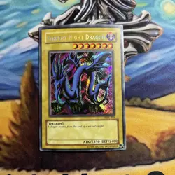 Yugioh Serpent Night Dragon MRL-103 REVERSE SECRET RARE MISPRINT - Image 1