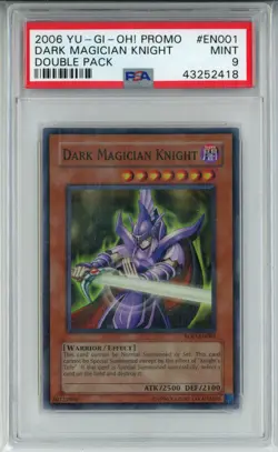 YUGIOH ROD-EN001 DARK MAGICIAN KNIGHT SUPER RARE HOLO FOIL PSA 9 MINT #43252418 - Image 1