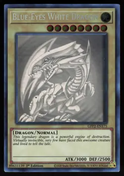 Blue-Eyes White Dragon (Ghost Rare) GFP2-EN175 1st Edition Ghost Rare Yugioh - Image 1