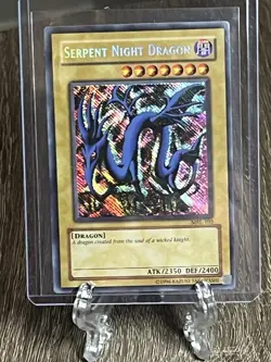 Serpent Night Dragon – MRL-103 – Unlimited – Secret Rare – Yu-Gi-Oh! - Image 1