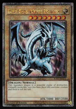 Blue-Eyes White Dragon (Quarter Century Secret Rare) RA03-EN079 Yugioh - Image 1