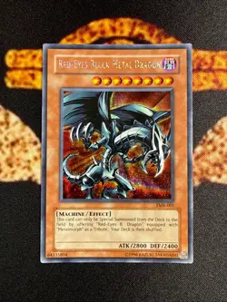 🔥YUGIOH • RED EYES BLACK METAL DRAGON • PRISMATIC SECRET RARE • FMR-001 • VLP🔥 - Image 1