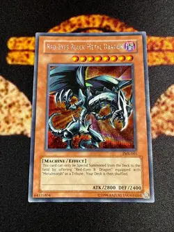 🔥YUGIOH • RED EYES BLACK METAL DRAGON • PRISMATIC SECRET RARE • FMR-001 • VLP🔥 - Image 2