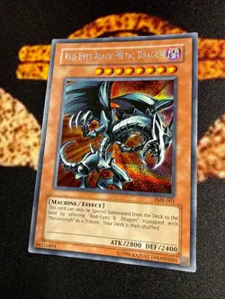 🔥YUGIOH • RED EYES BLACK METAL DRAGON • PRISMATIC SECRET RARE • FMR-001 • VLP🔥 - Image 3