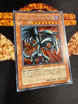 🔥YUGIOH • RED EYES BLACK METAL DRAGON • PRISMATIC SECRET RARE • FMR-001 • VLP🔥 - Image 4