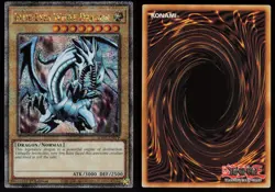 Blue-Eyes White Dragon (Quarter Century Secret Rare) RA03-EN079 Yugioh - Image 3