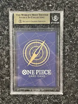 24 ONE PIECE MONKEY D. LUFFY PROMO BANDAI GAMES FEST P-001 BGS 9.5 Textured - Image 2