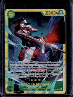 2026 One Piece Azure Sea's Seven Dracule Mihawk Secret Rare #OP14-119 - Image 1