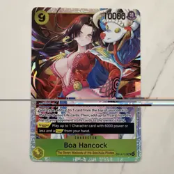 One Piece TCG Boa Hancock Op14-112 SR Playset 4x The Azure Sea’s Seven English - Image 3
