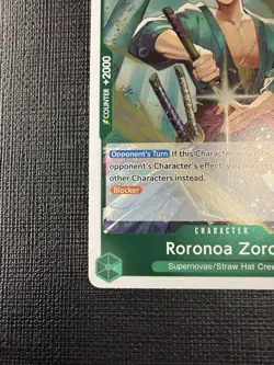 One Piece CCG Roronoa Zoro PRB02-006 Premium Booster Vol.2 Rare Foil 4000 Power - Image 4