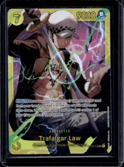 2025 One Piece Royal Blood OP10 Trafalgar Law Secret Rare #OP10-119 - Image 1